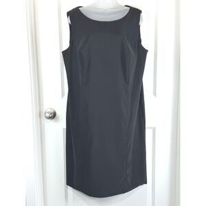 I N Studio Woman Black Sleeveless Sheath Dress 18W 18 Career Work Wear XL